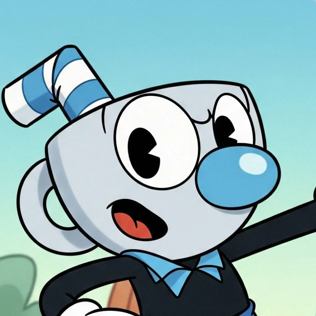 chat with ai character: mugman