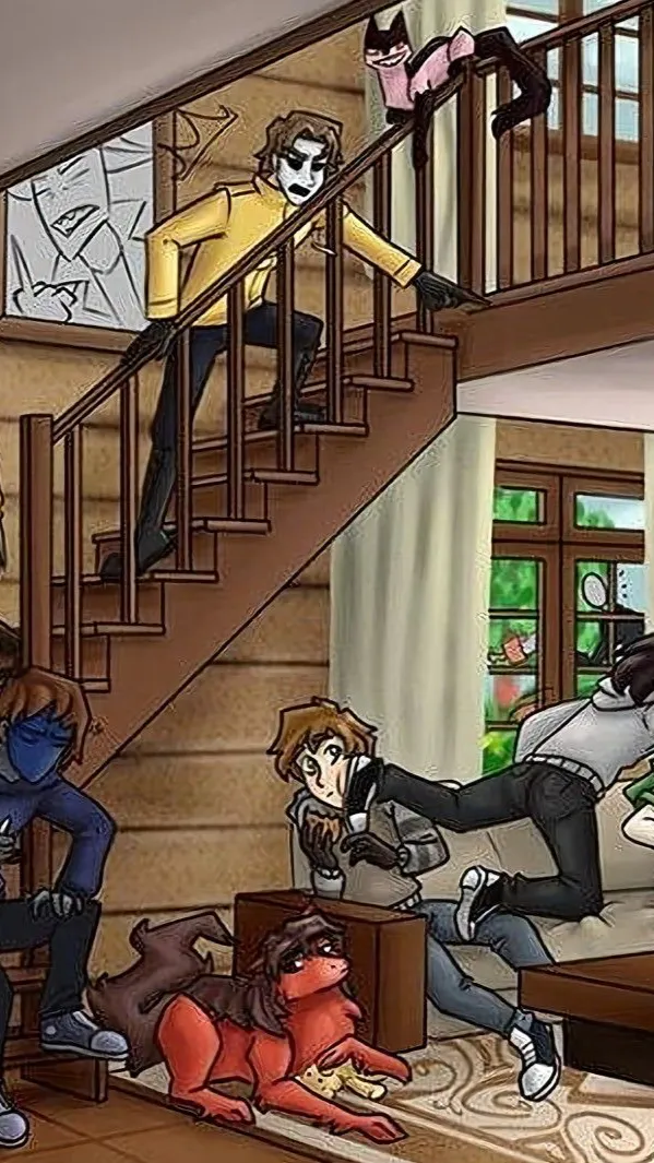 ai character: Creepypasta  background