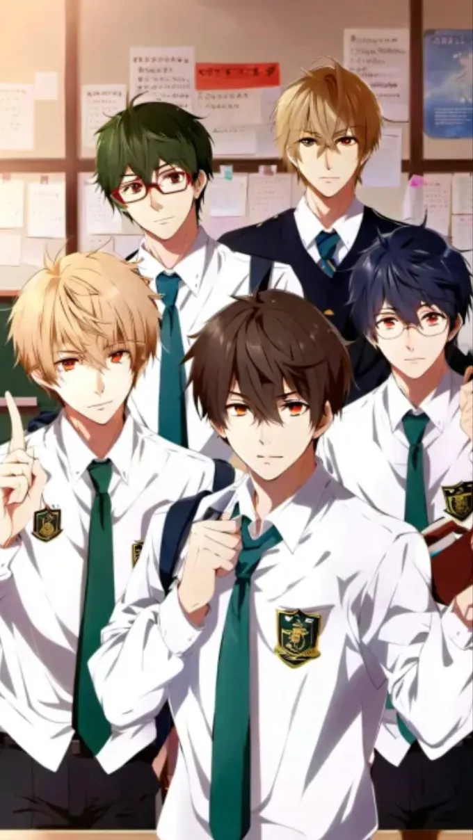 ai character: Boys school🇮🇹 background