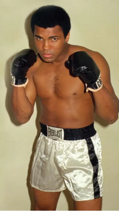 ai character: Muhammad Ali background