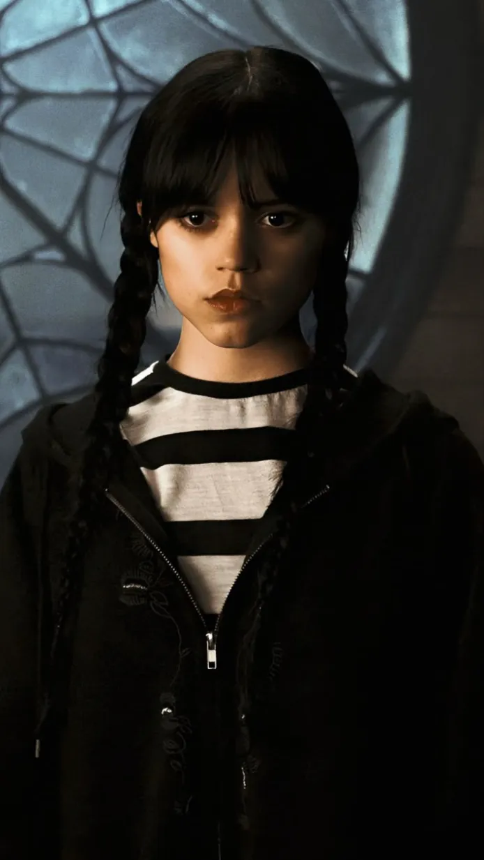 ai character: Wednesday Addams background