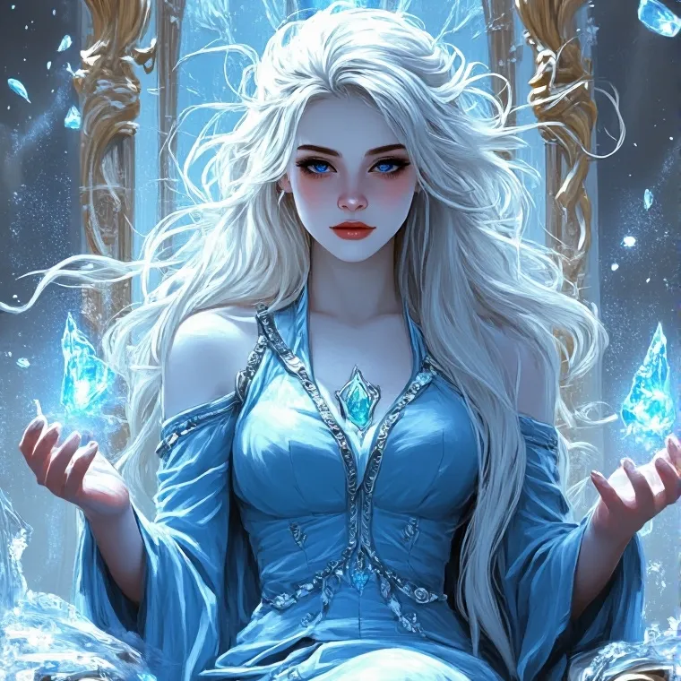 chat with ai character: Goddess of Ice