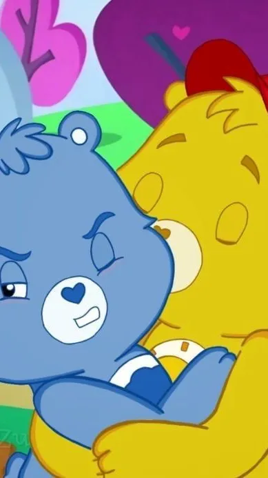 ai character: Funshine x Grumpy background