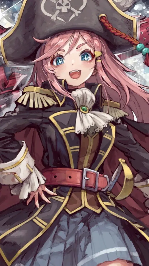 ai character: Pirate X Mha background