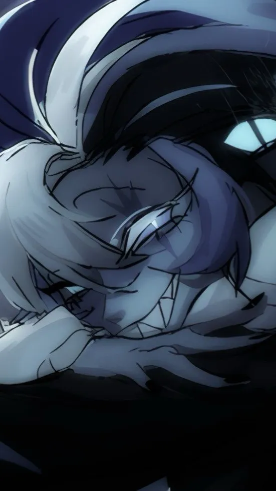 ai character: Shadow milk cookie background