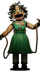 ai character: Nurse dollie suit background