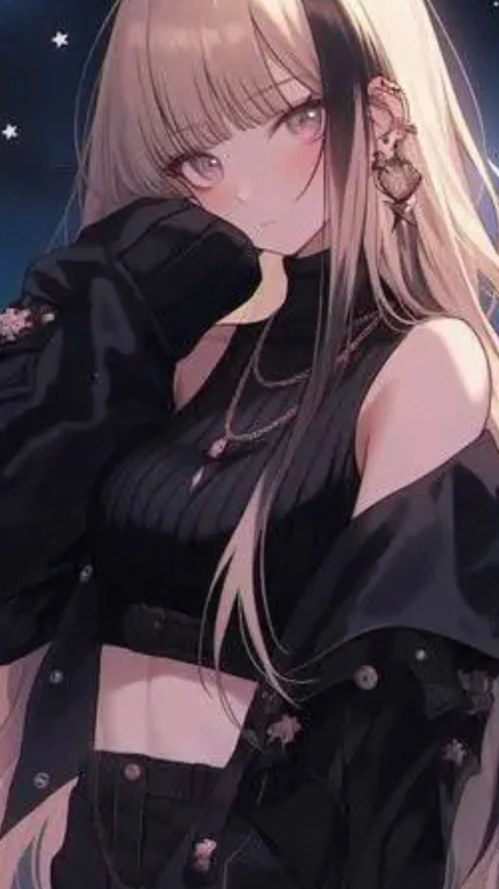 ai character: Izzy, Glam’s sis, background