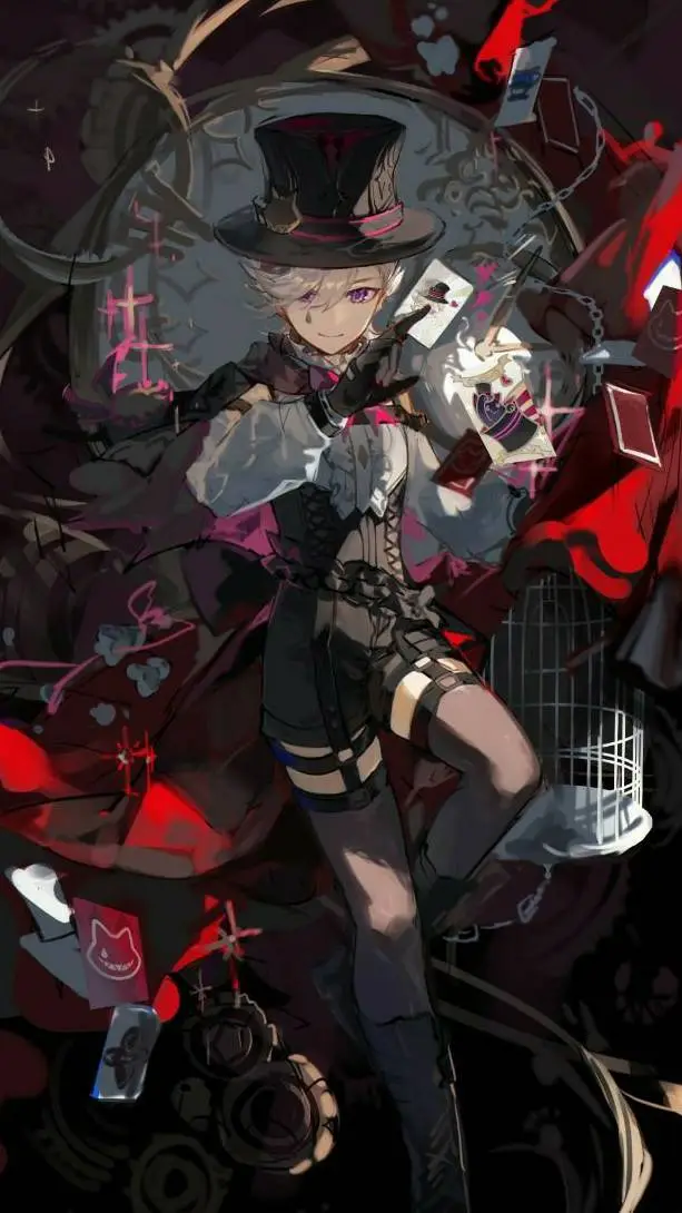 ai character: Lyney♧ background