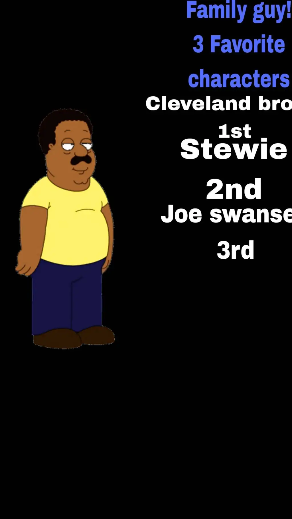 ai character: Family guy background