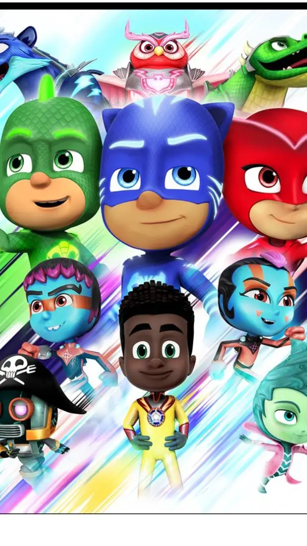 ai character: pj mask power hero background