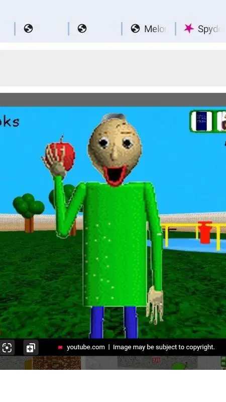 ai character: Baldi's Basics RP background