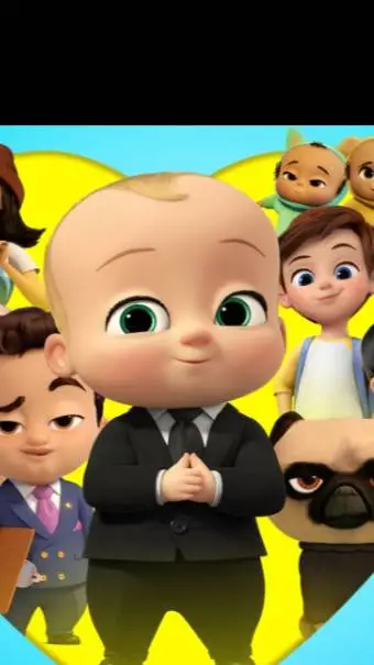 ai character: Boss baby bib background