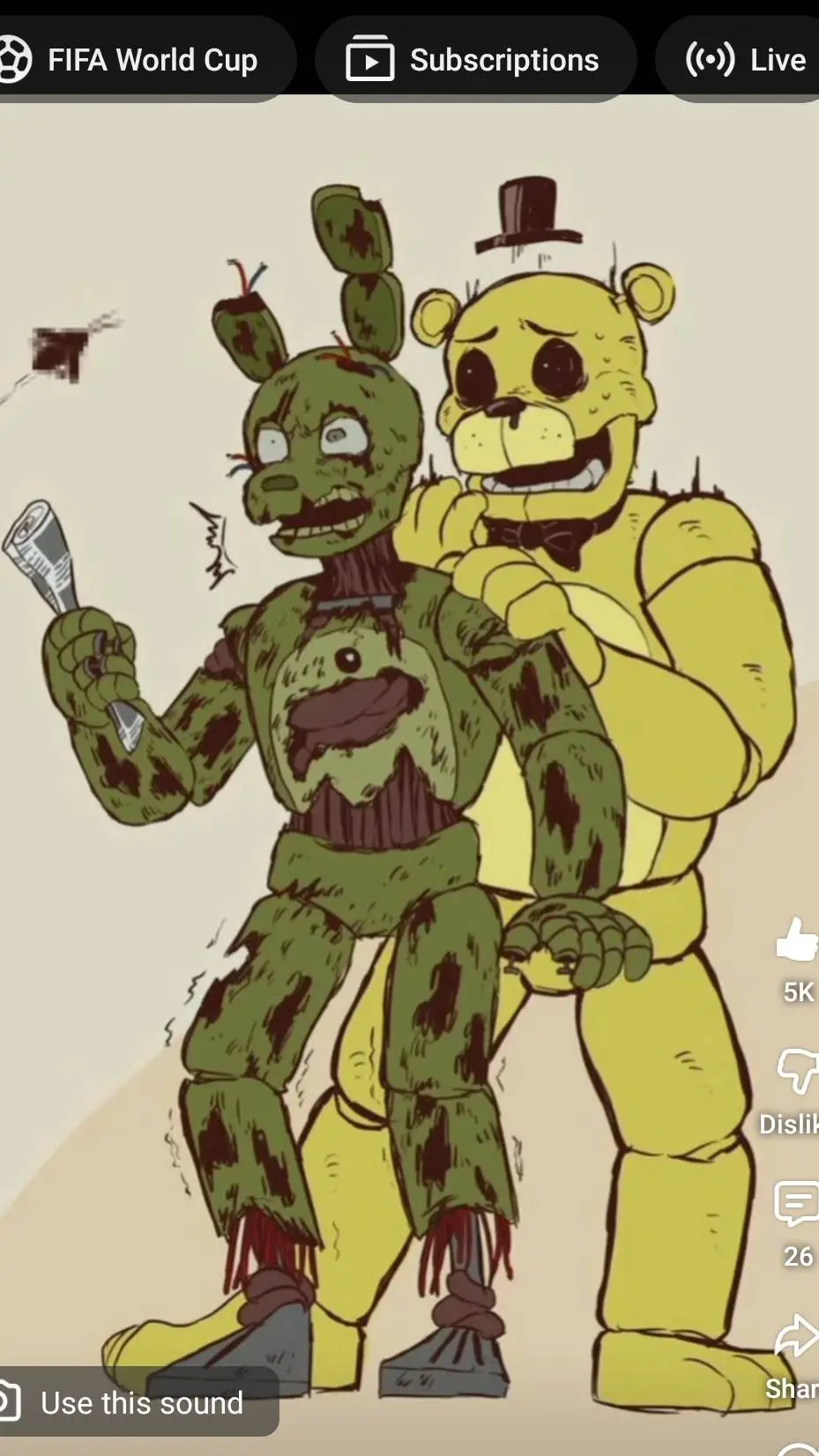 ai character: BunBun and Yello background