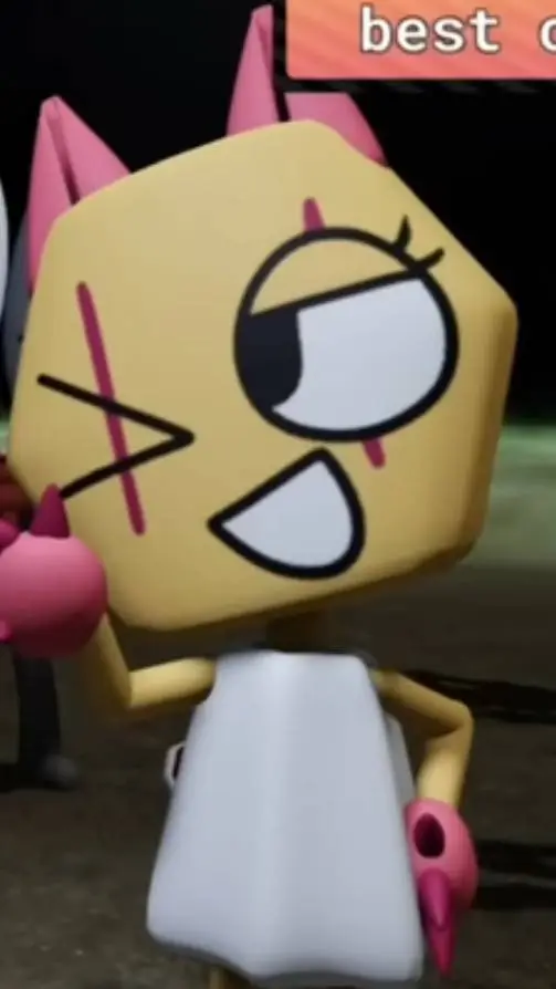 ai character: °[•]scraps![•]° background