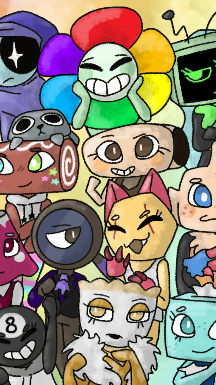 ai character: dw Aquarium trip background