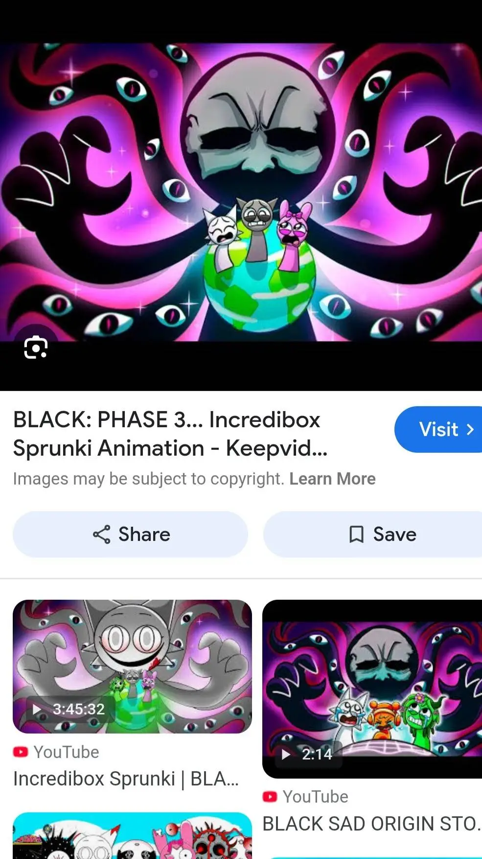 ai character: Incredibox Black  background