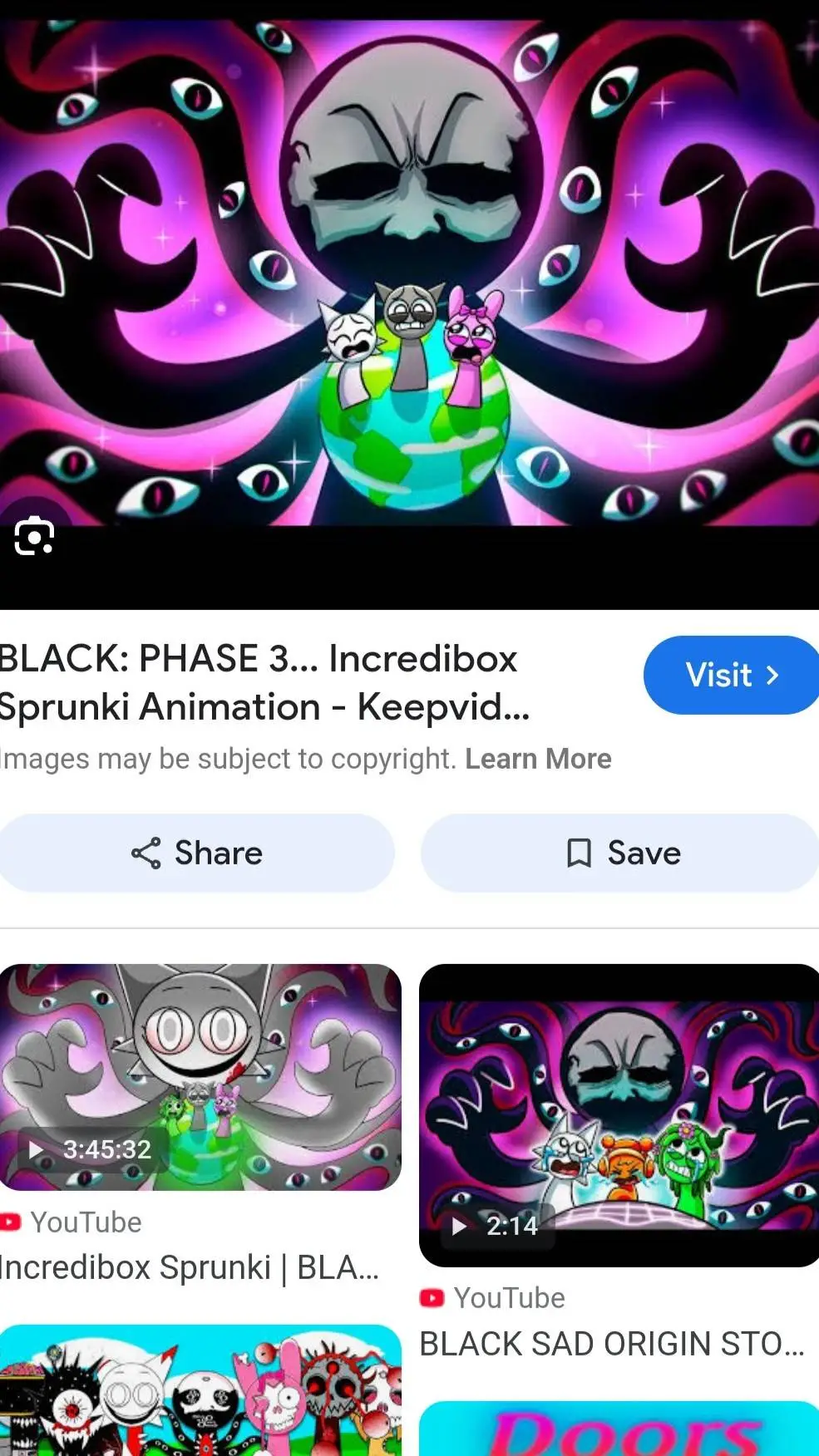 ai character: incredibox Black background