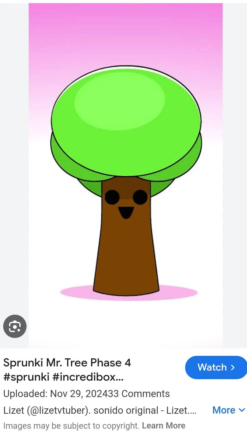 ai character: Mr. Tree background