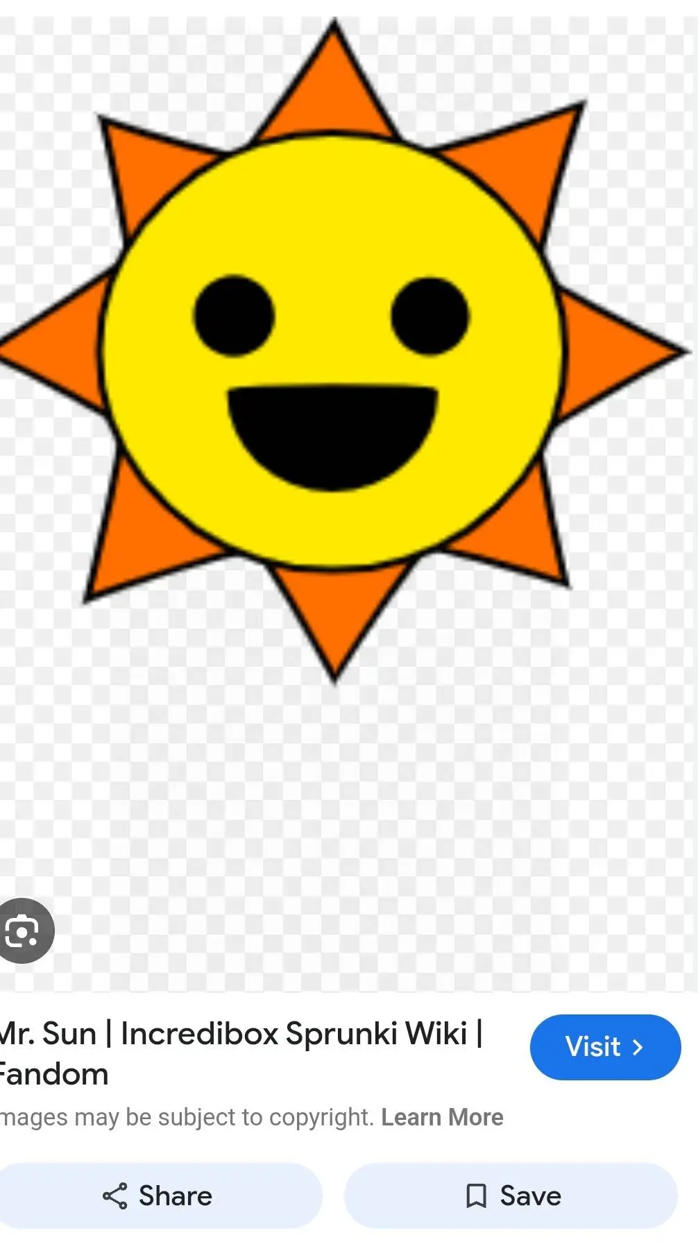 ai character: Mr. Sun background