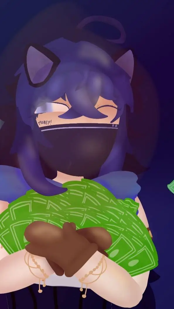 ai character: MAINED OCS TALKIE background