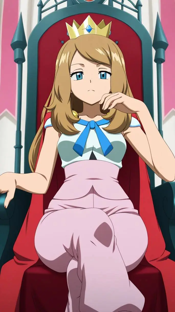 ai character: Queen Serena background