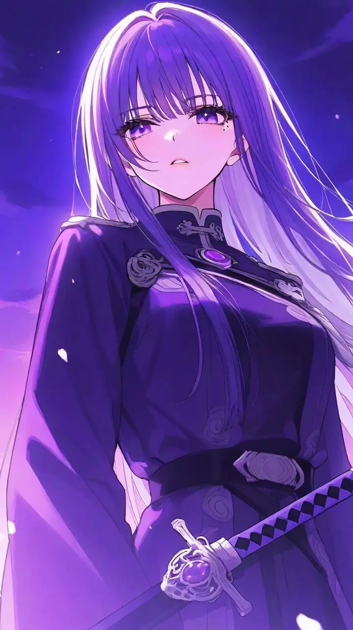 ai character: Violet Knight background