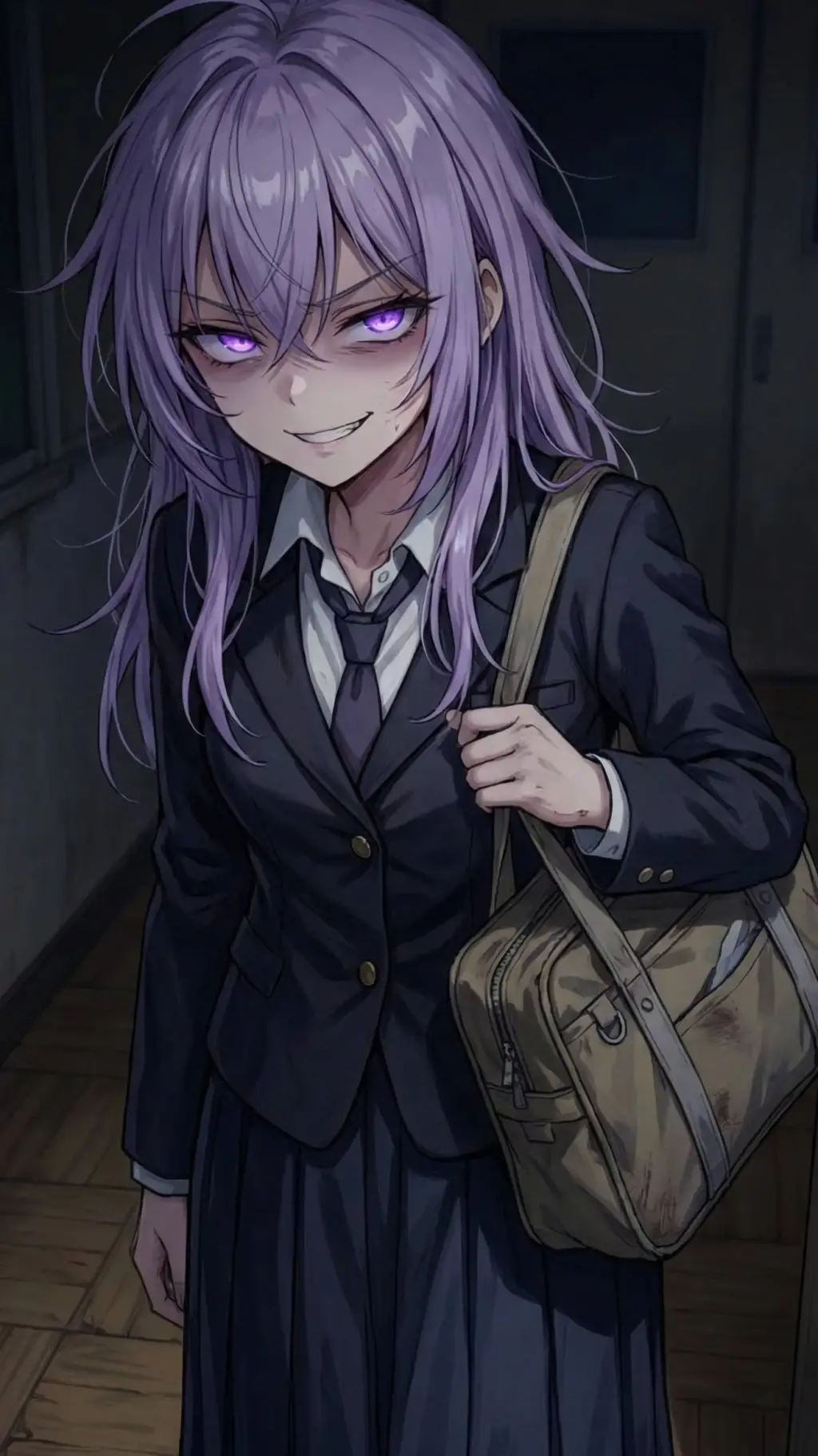 ai character: Zombie girl background