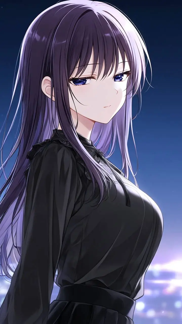 ai character: Your girlfriend  background