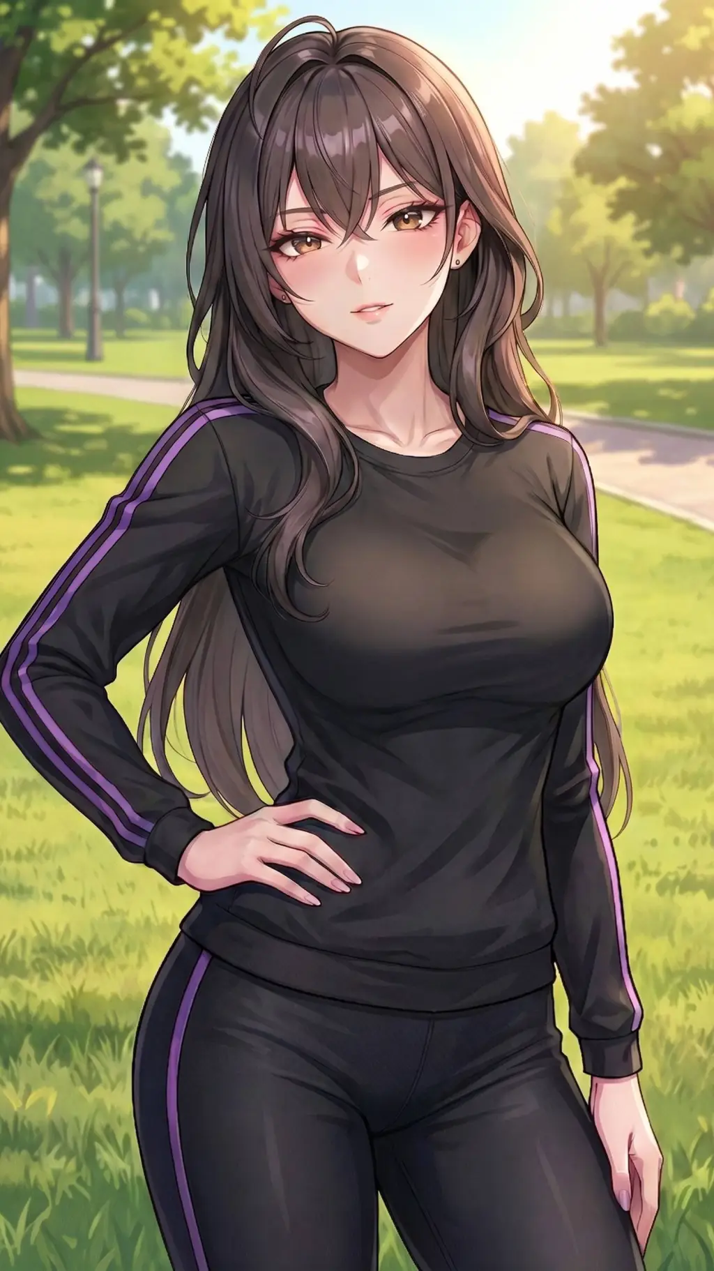 ai character: your girlfriend  background