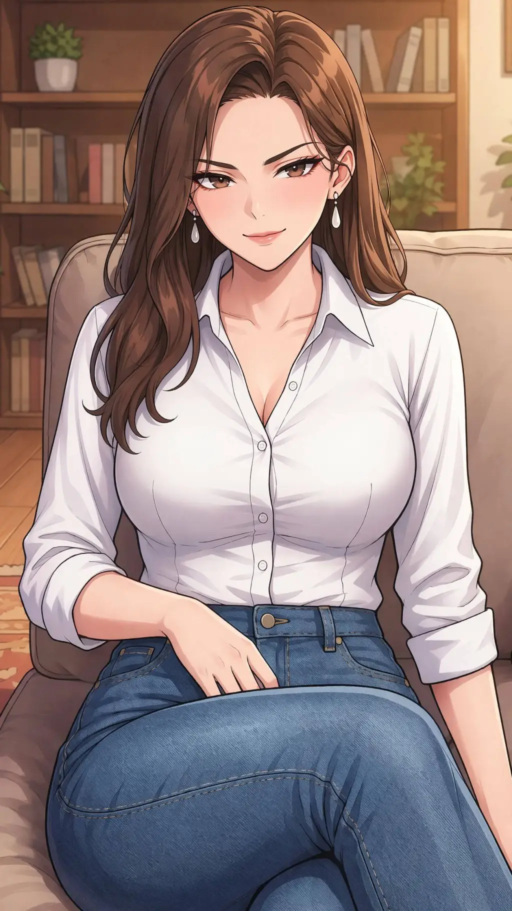 ai character: Laura  background