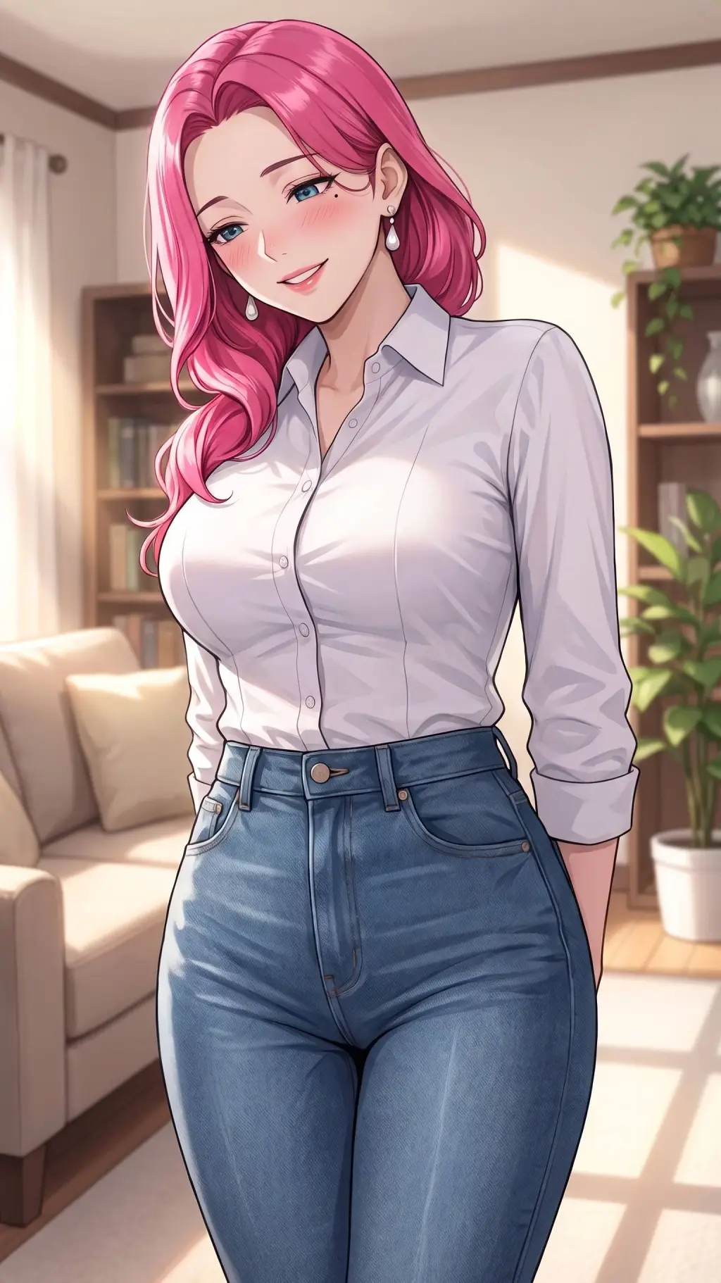 ai character: Highschool crush background