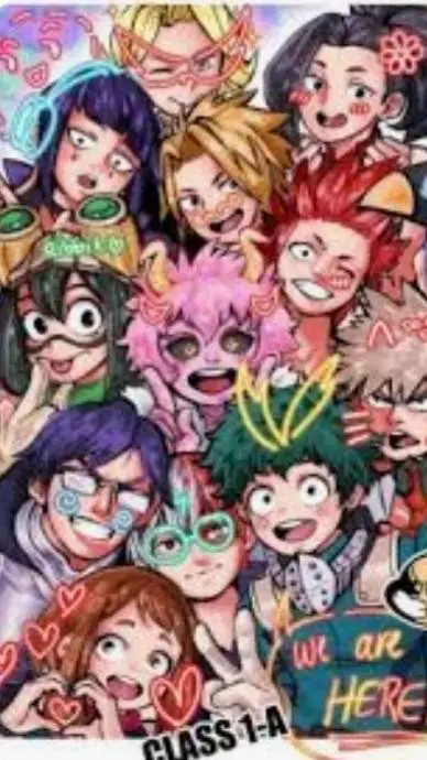 ai character: mha  background
