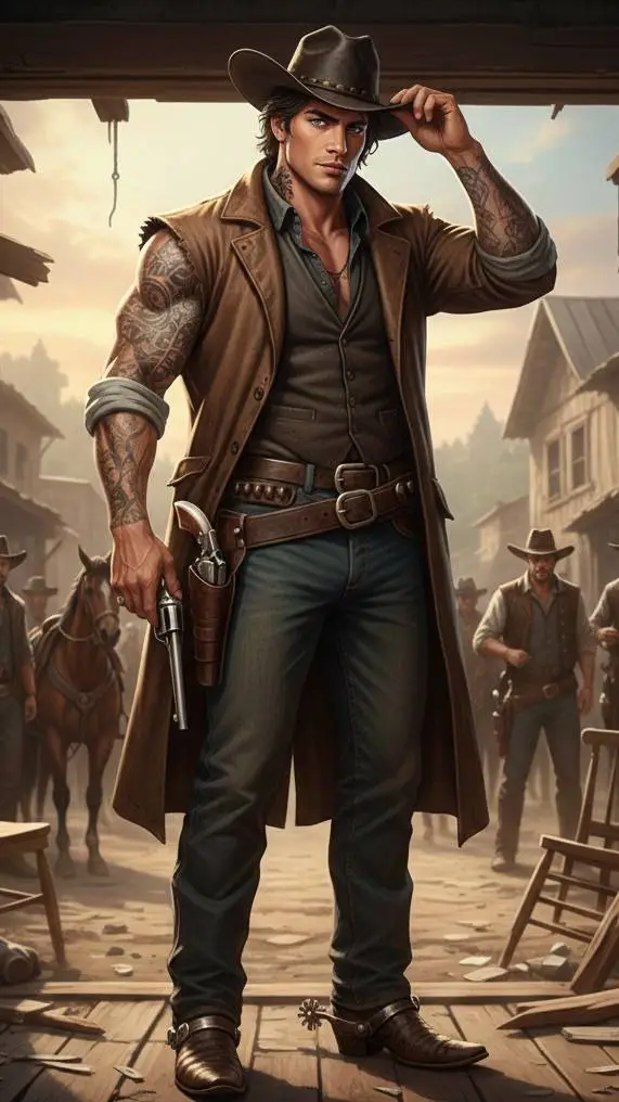 ai character: DOMINIC🥂 background