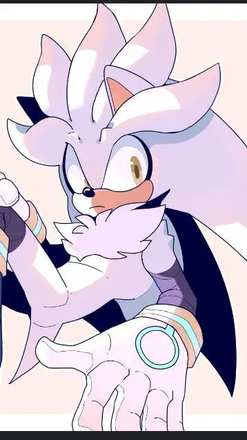 ai character: silver  background