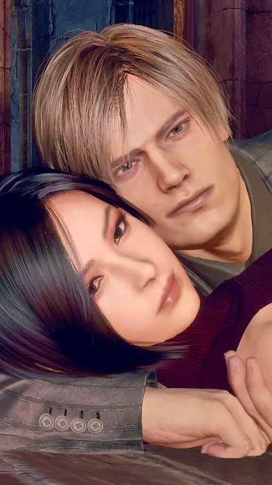 ai character: Ada x Leon  background
