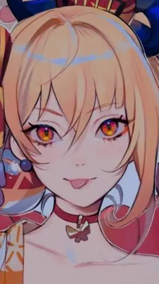 ai character: Yoimiya  background