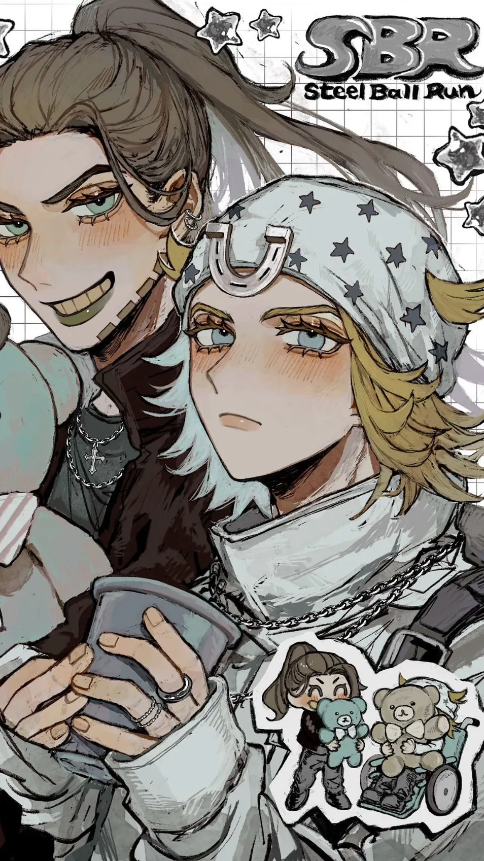 ai character: Gyro Zeppeli  background