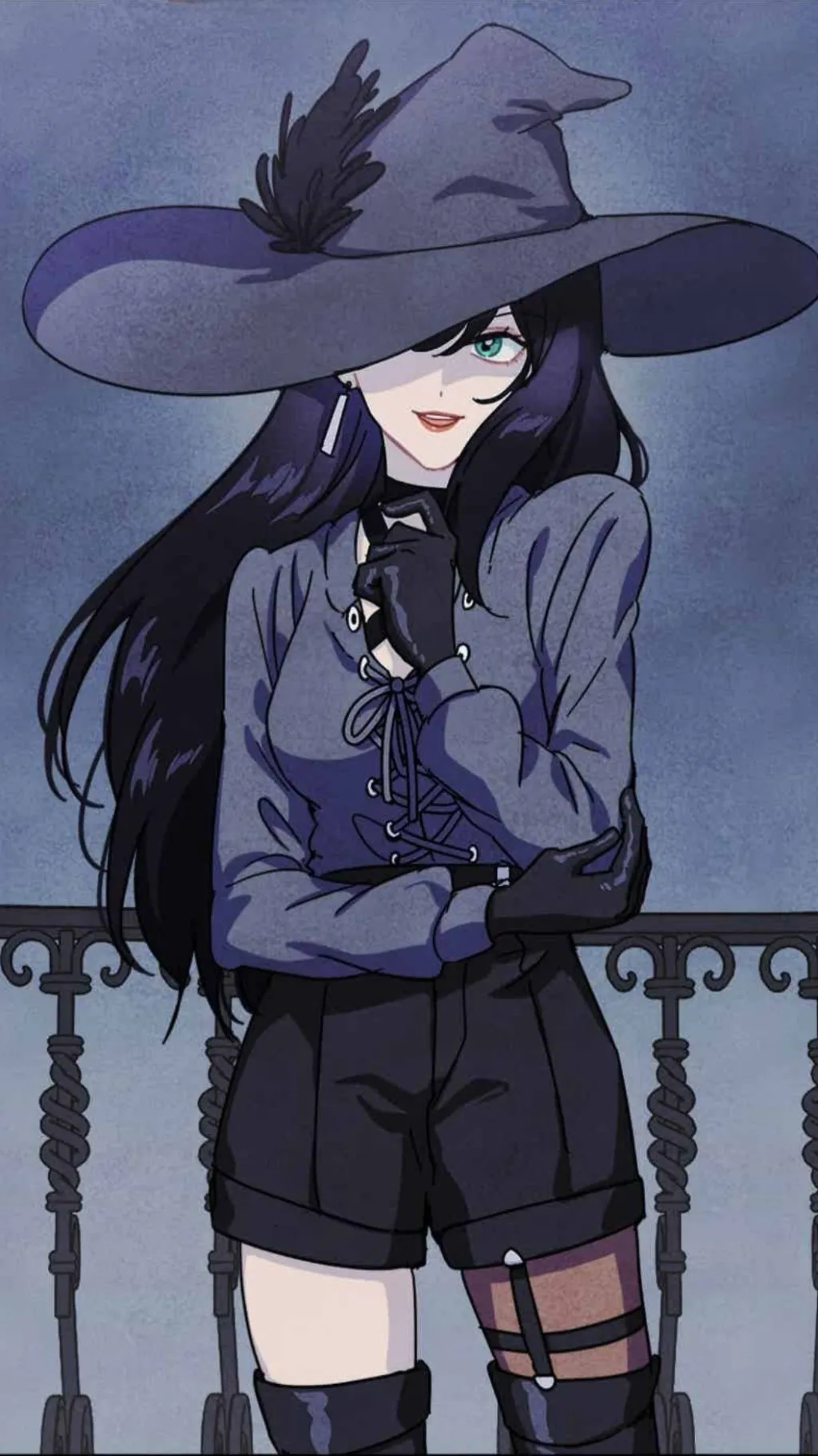 ai character: Mirabella Crow  background