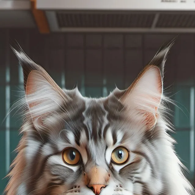 chat with ai character: lunar mainecoon <3