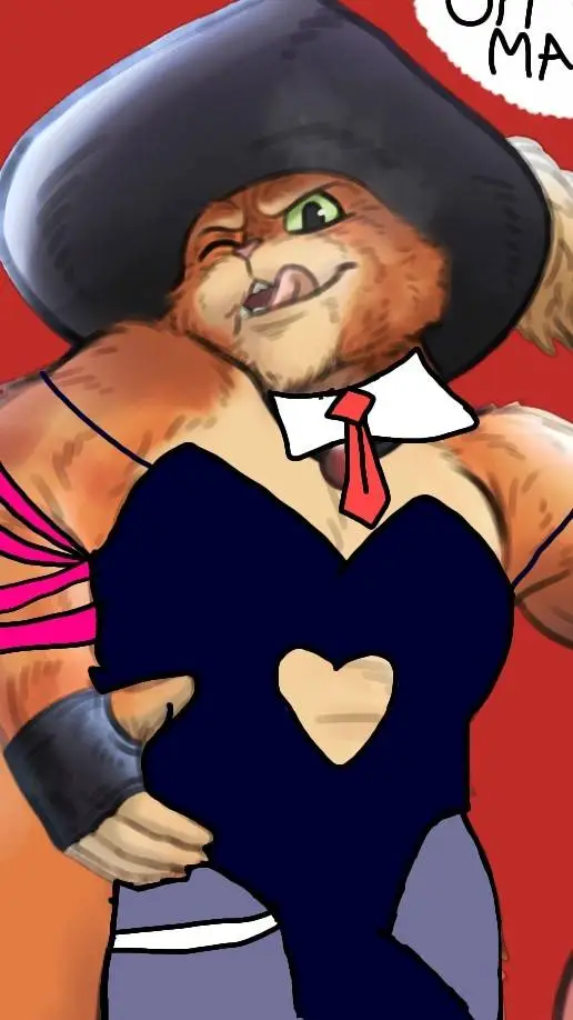 ai character: puss in boots background