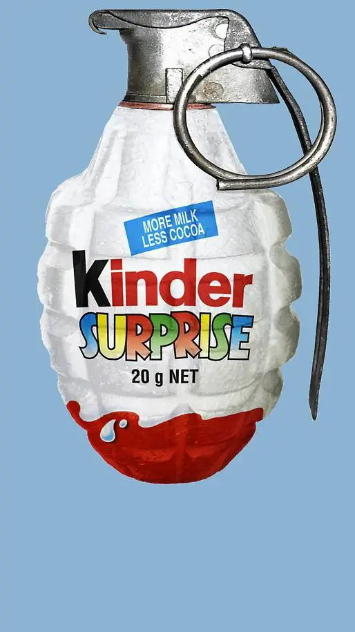 ai character: Kinder surprise  background