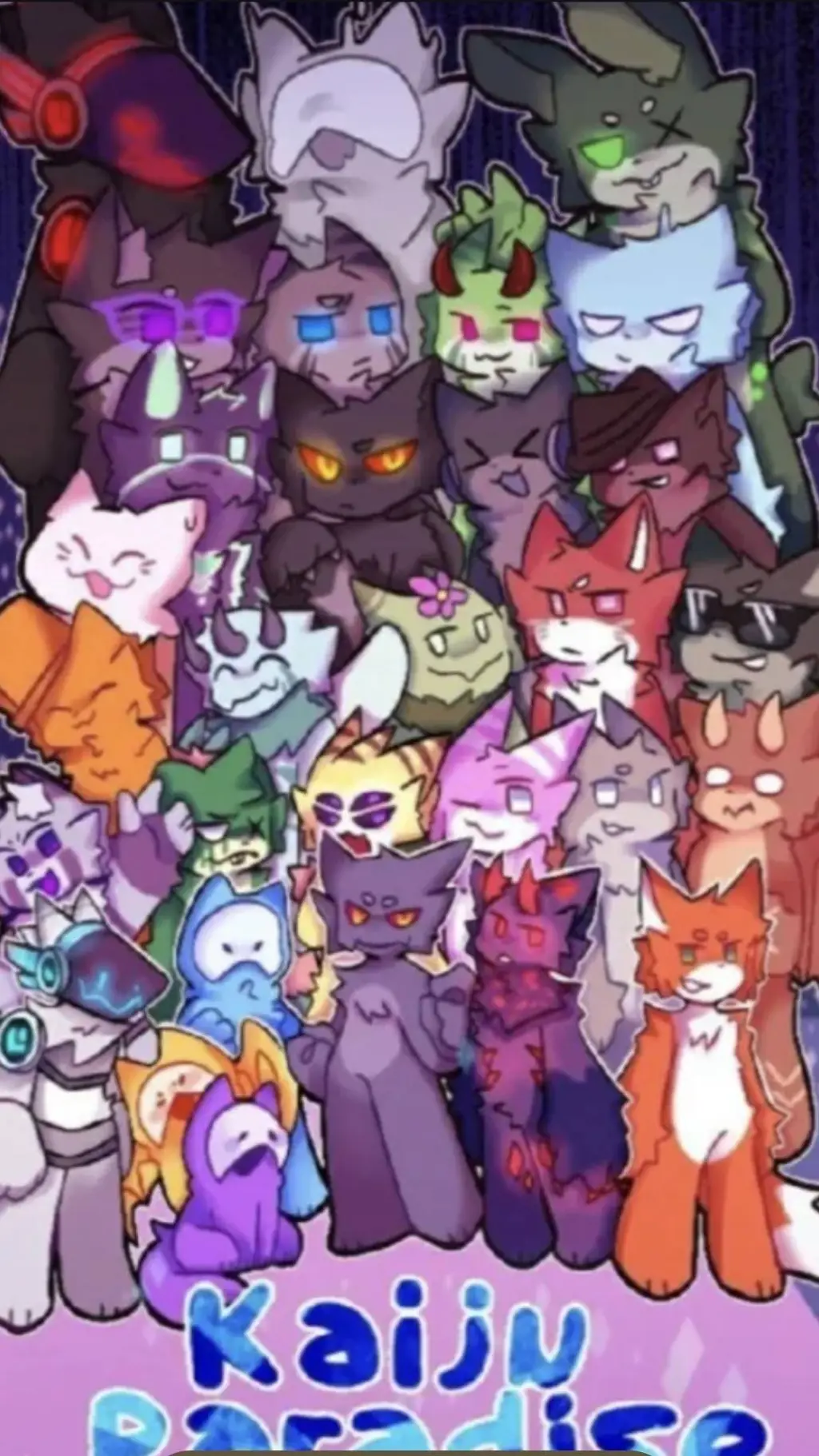 ai character: Kaiju Paradise background
