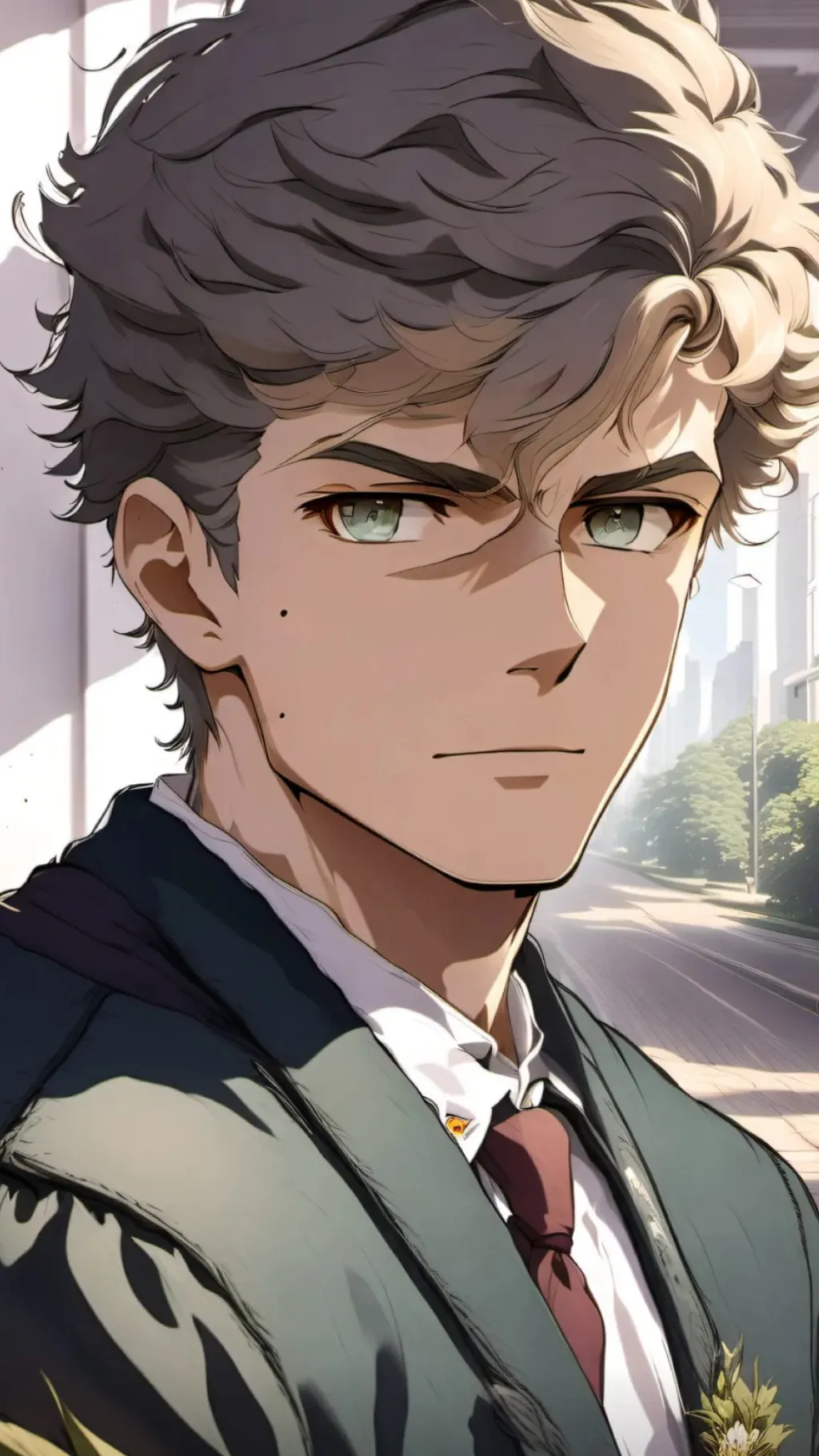 ai character: Johan  background