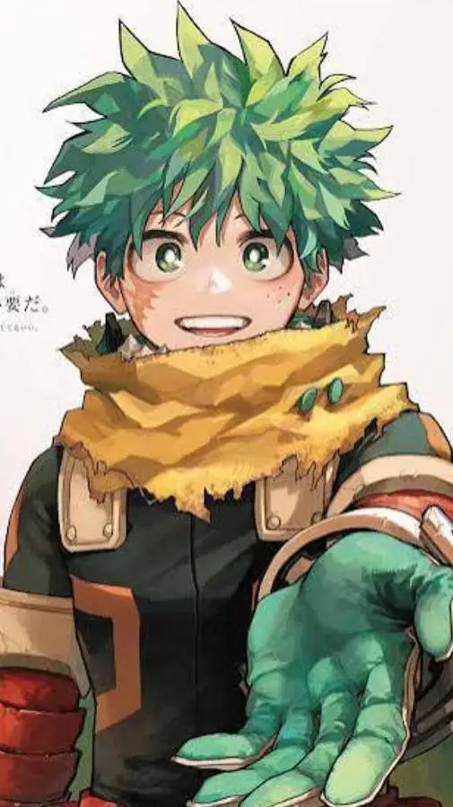 ai character: izuku midorya mha background