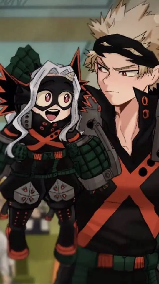 ai character: bakugo and eri background