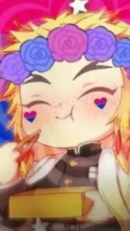 ai character: Rengoku Kny background