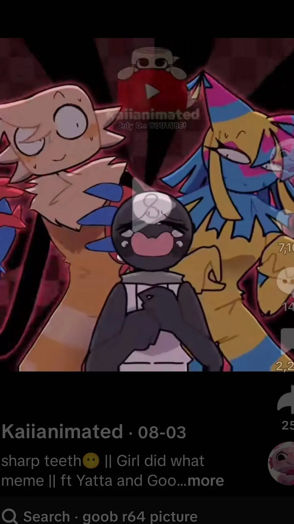 ai character: shark teeth remake background