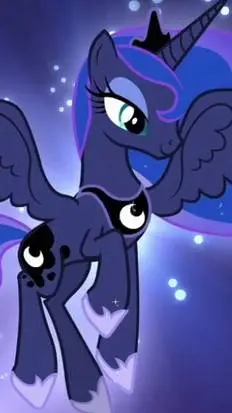 ai character: Luna background
