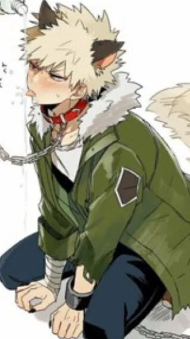 ai character: Werewolf Bakugo background
