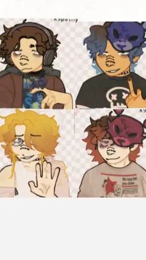 ai character: fnaf but humans!! background